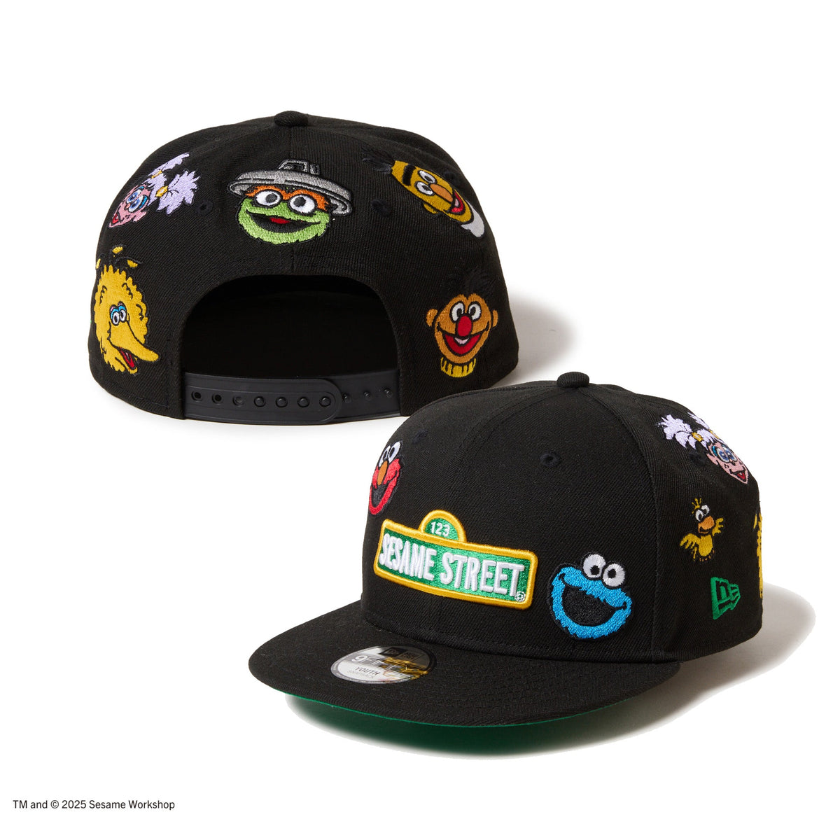 キッズ Youth 9FIFTY SESAME STREET セサミストリート オールオーバー 