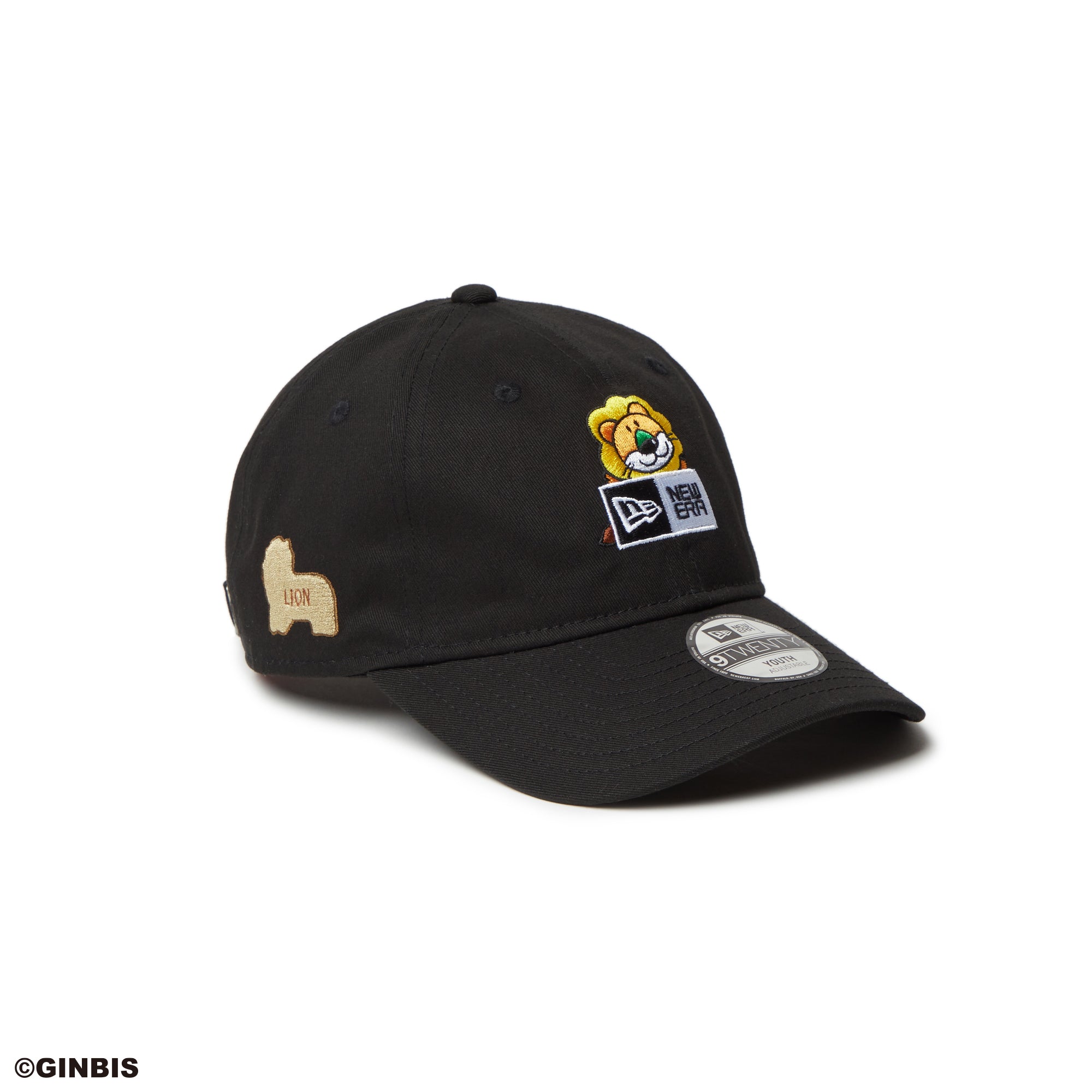 NEW ERA 9TWENTY キャップ たべっ子　らいおん　ライオン　キッズ キッズ Youth 9TWENTY たべっ子どうぶつ らいおん ボックスロゴ