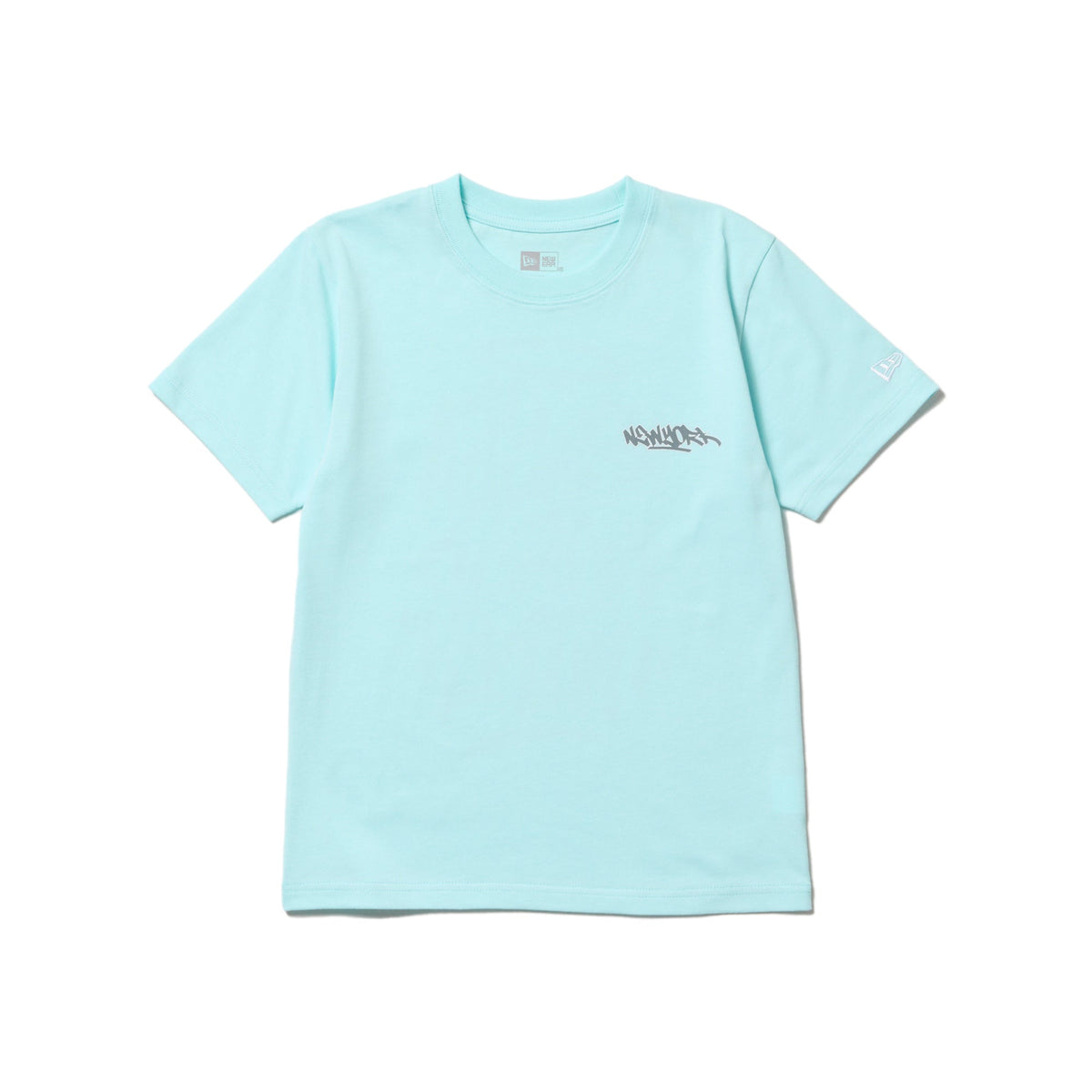 Youth 半袖 コットン Tシャツ Graffiti セレストブルー
