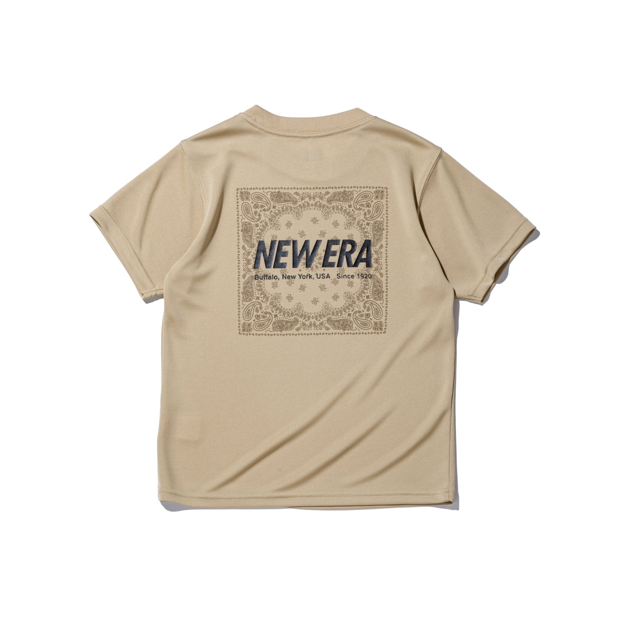 キッズ Youth 半袖 テック Tシャツ Paisley ベージュ | パフォーマンス