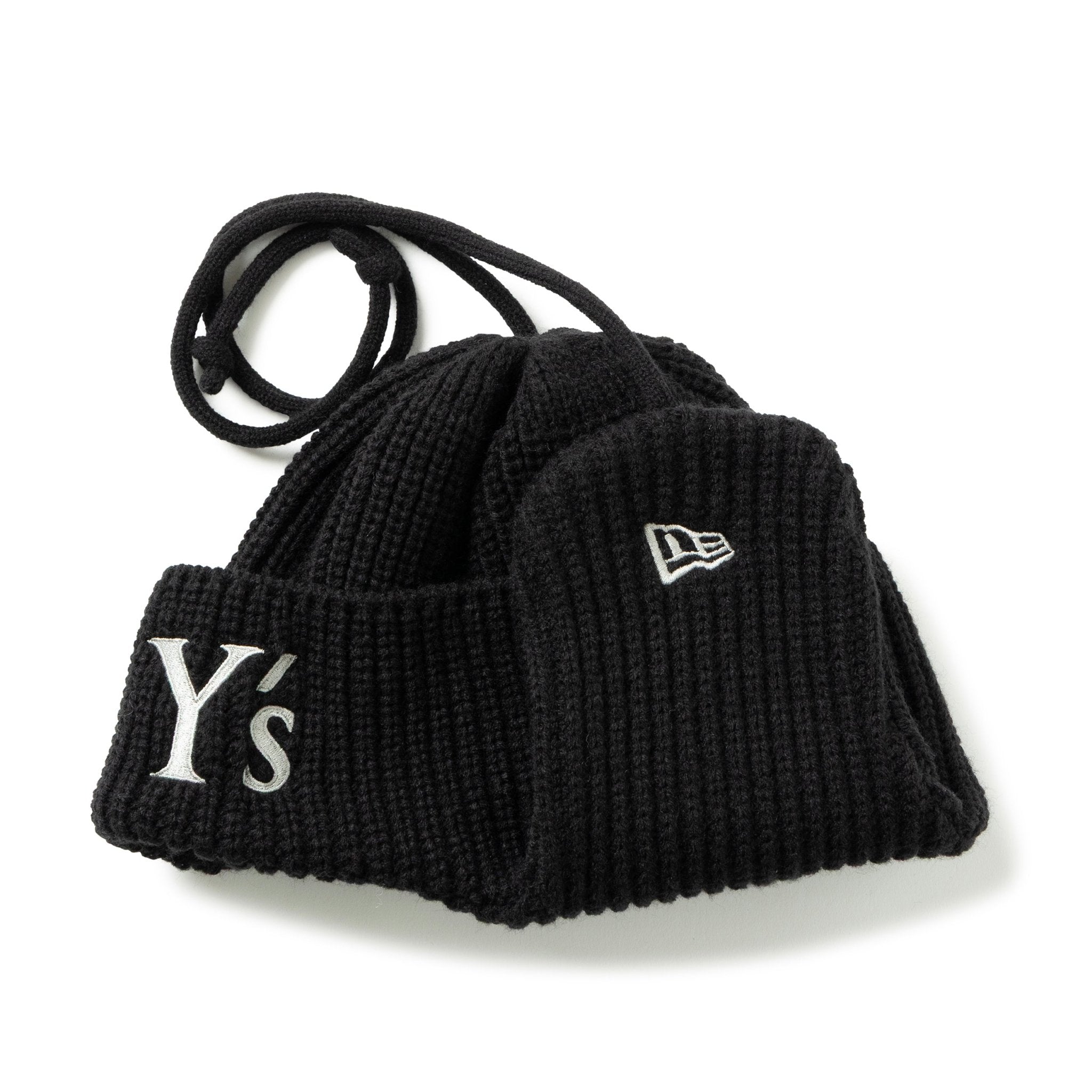 ニットトラッパー Y's FW25 ブラック × グレー | ニューエラオンライン
