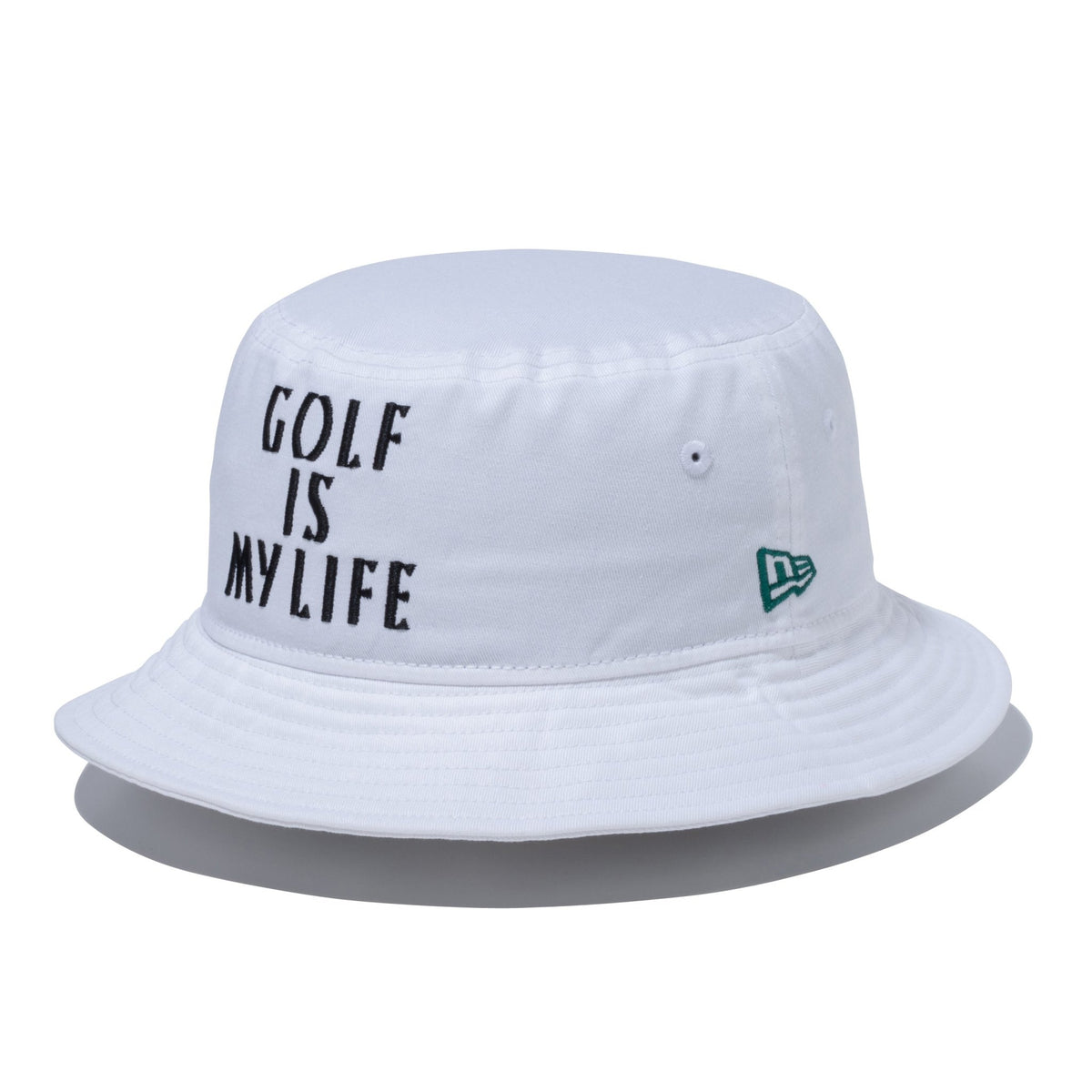 バケット01 トラッカー Golf is My Life ホワイト | ゴルフ 