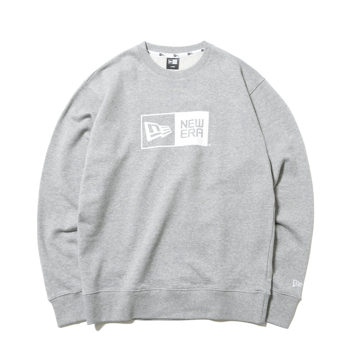 スウェット クルーネック ボックスロゴ グレー | ニューエラ