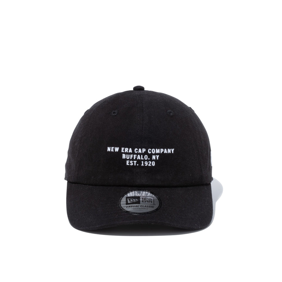カジュアルクラシック リアストラップエンブロイダリー ブラック - 13082389-OSFM | NEW ERA ニューエラ公式オンラインストア