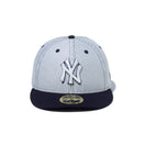 LP 59FIFTY Oxford オックスフォード ニューヨーク・ヤンキース ネイビーストライプ