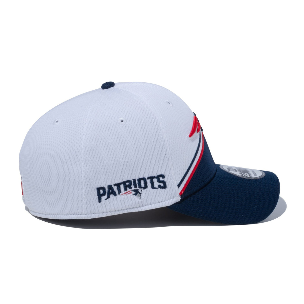 39THIRTY NFL SIDE LINE 2023 ニューイングランド・ペイトリオッツ ホワイト × ネイビー グレーアンダーバイザー