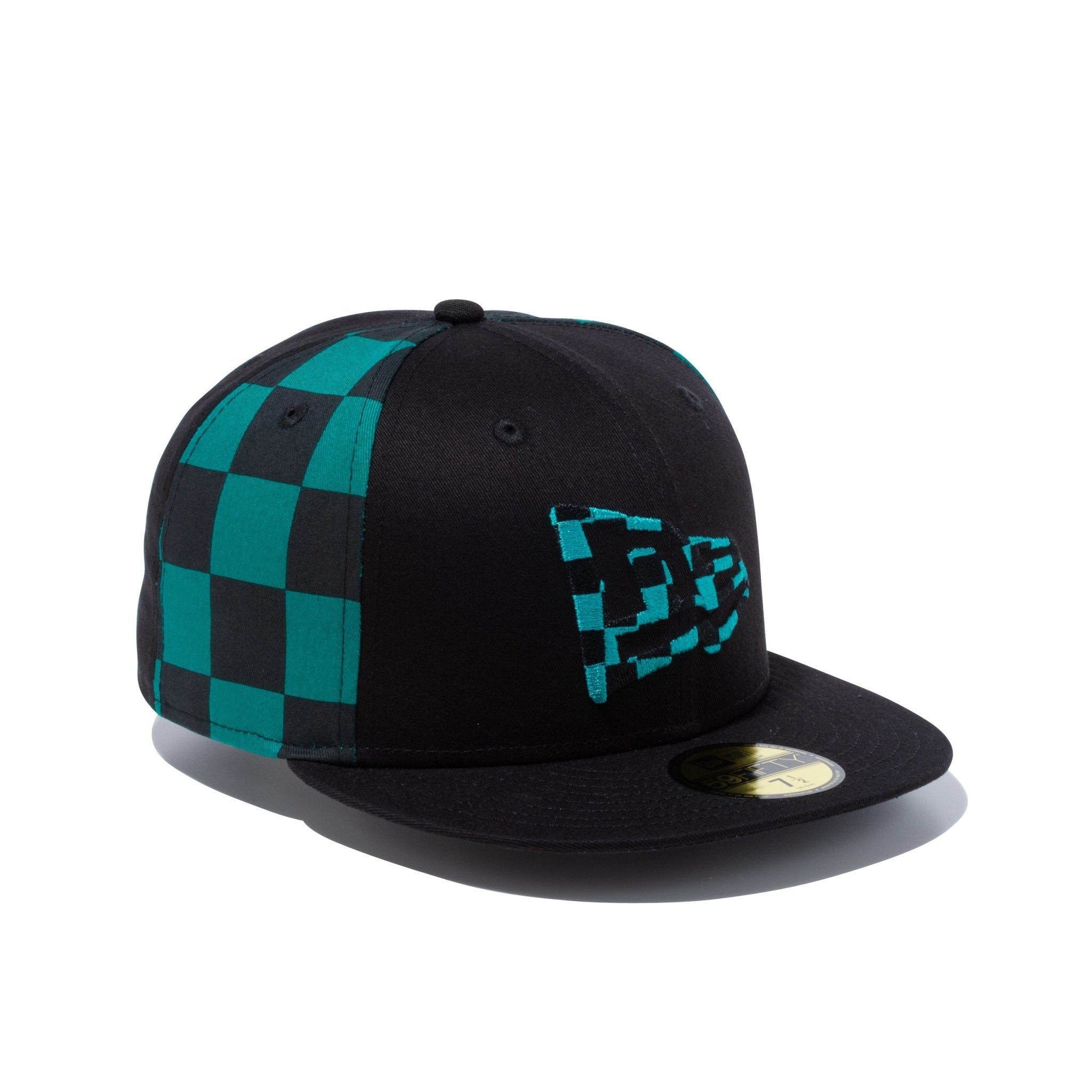 59FIFTY 鬼滅の刃 竈門炭治郎 フラッグロゴ ブラック | ニューエラ