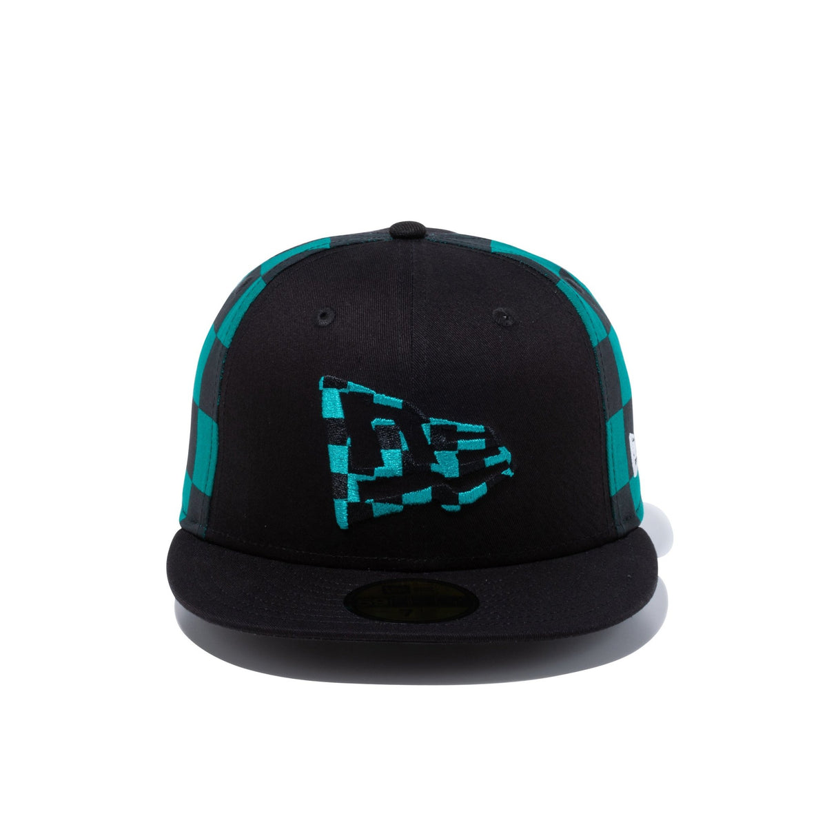 59FIFTY 鬼滅の刃 竈門炭治郎 フラッグロゴ ブラック