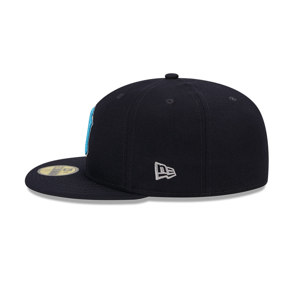 59FIFTY オーセンティック 2023 MLB Father's Day ニューヨーク・ヤンキース ネイビー ライトブルーアンダーバイザー