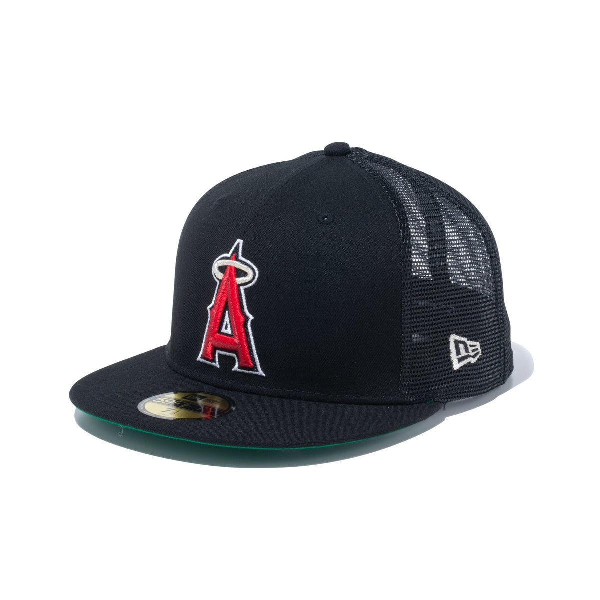 59FIFTY トラッカー ALLSTAR SIDE PATCH ロサンゼルス・エンゼルス ブラック ケリーアンダーバイザー