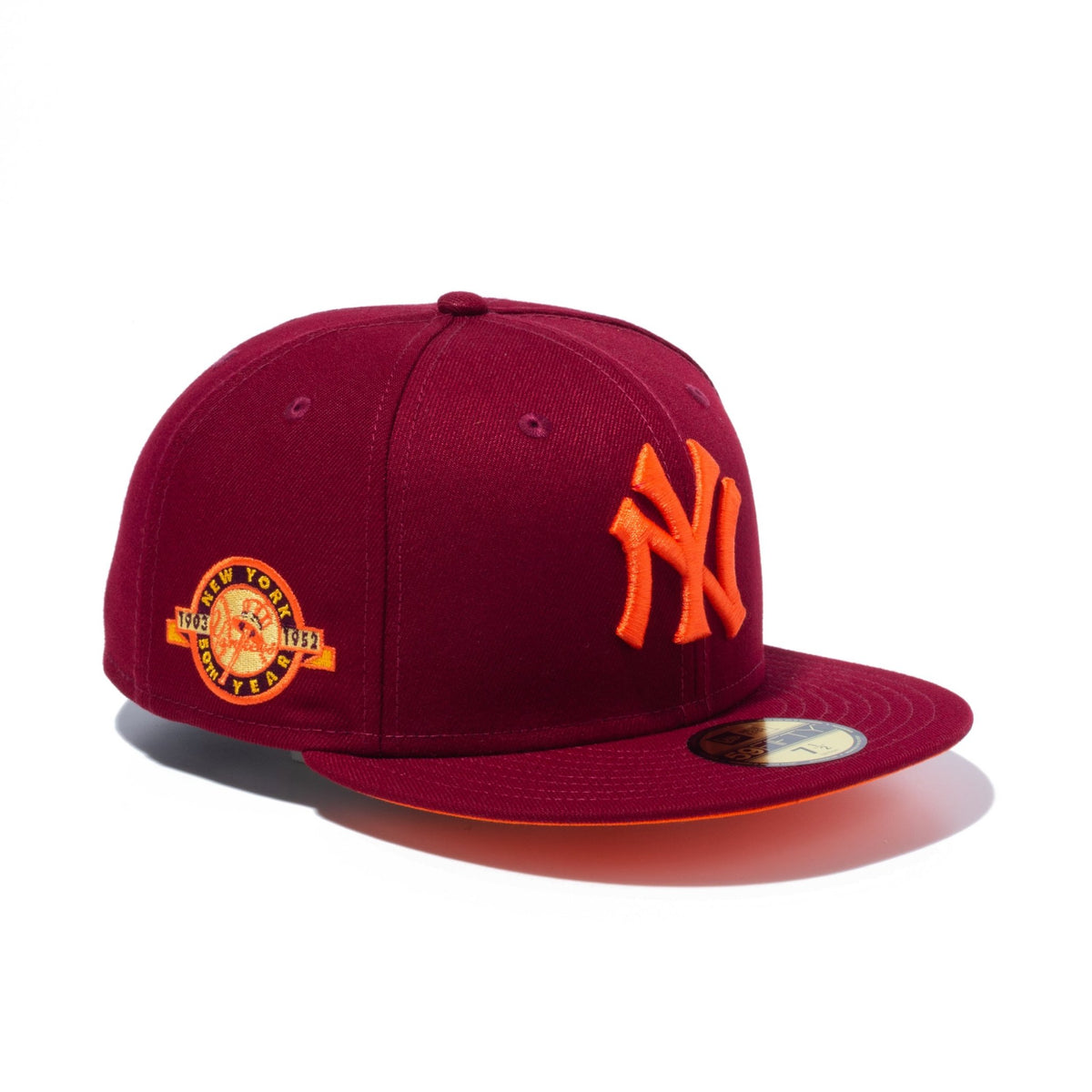 59FIFTY Badlands ニューヨーク・ヤンキース クーパーズタウン カーディナル ネオンオレンジアンダーバイザー  ニューエラオンラインストア