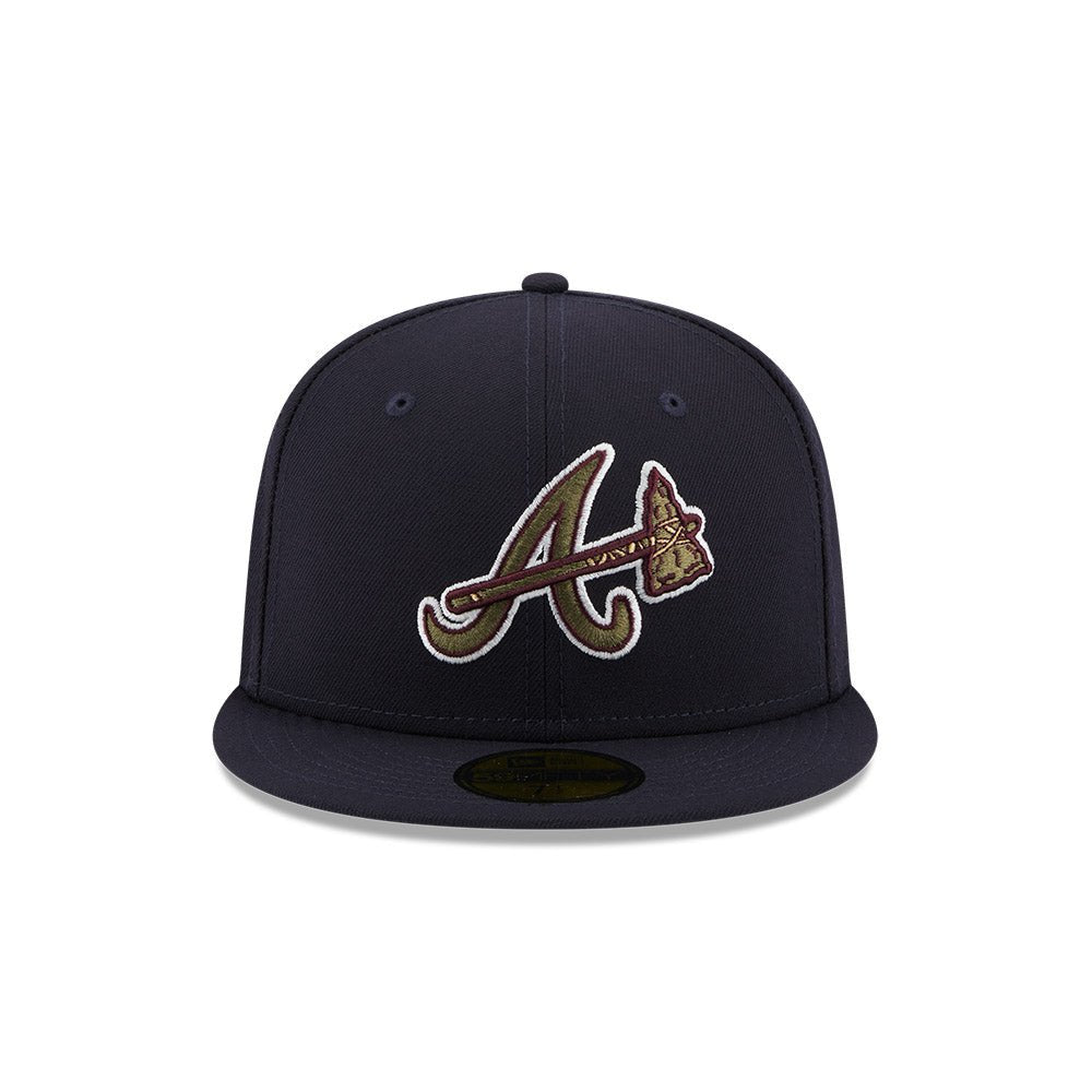 59FIFTY Botanical アトランタ・ブレーブス ネイビー ケリーグリーン