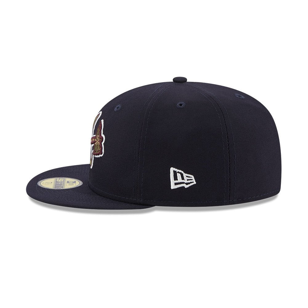 59FIFTY Botanical アトランタ・ブレーブス ネイビー ケリーグリーン