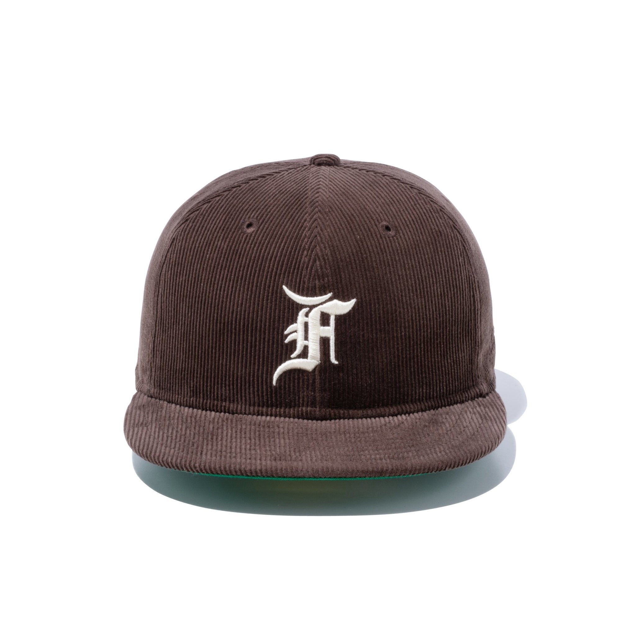 59FIFTY FEAR OF GOD ESSENTIALS コーデュロイ Fロゴ ウォルナット