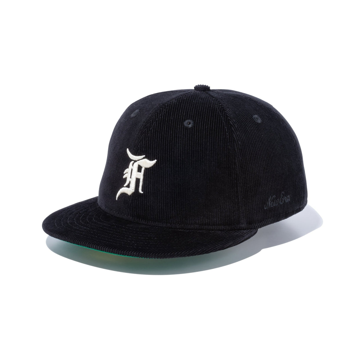 59FIFTY FEAR OF GOD ESSENTIALS コーデュロイ Fロゴ ブラック ケリー 