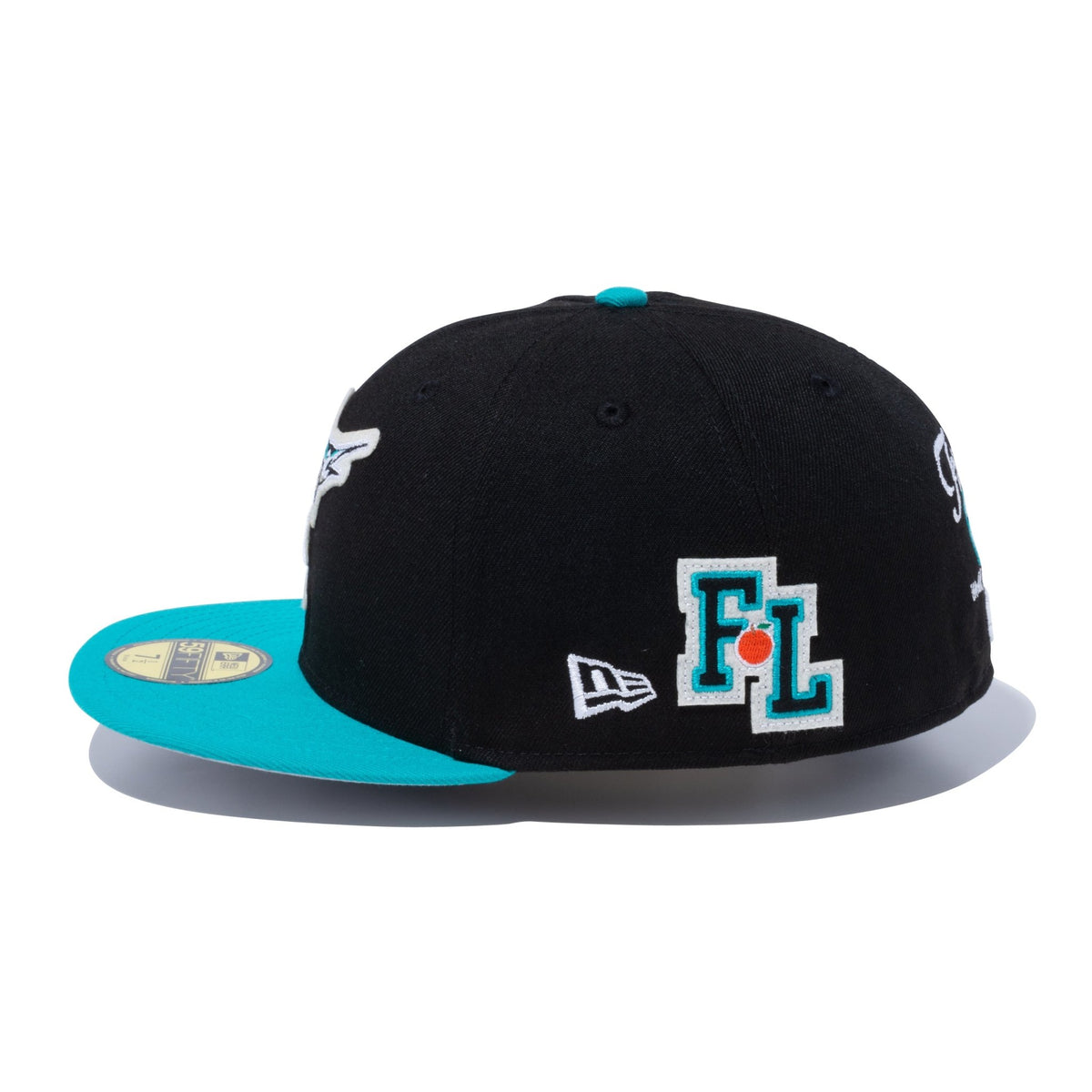 59FIFTY Letterman フロリダ・マーリンズ ブラック | ニューエラ