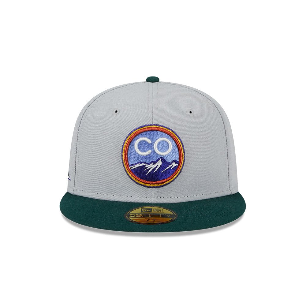 59FIFTY Metallic City コロラド・ロッキーズ グレー