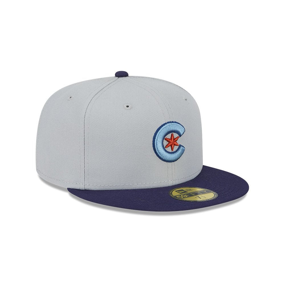 59FIFTY Retro Collection シカゴ・カブス クロームホワイト グレーアンダーバイザー | ニューエラオンラインストア