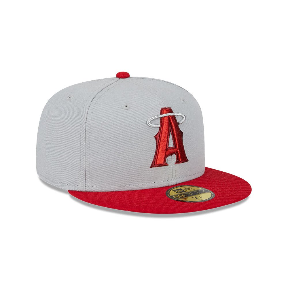 59FIFTY Metallic City ロサンゼルス・エンゼルス グレー