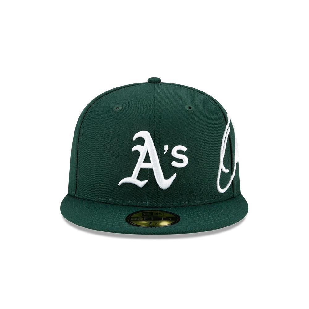 59FIFTY MLB CURSIVE オークランド・アスレチックス | ニューエラ