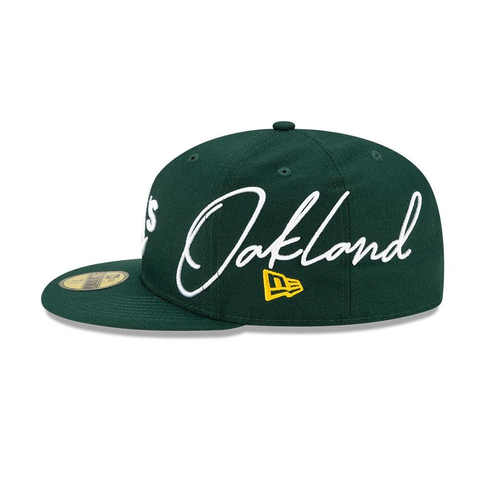 59FIFTY MLB CURSIVE オークランド・アスレチックス | ニューエラ