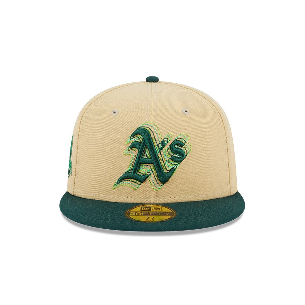 MLBオークランドアスレチックスNEWERAアーティストコラボキャップ1/2GR MLBオークランドアスレチックスNEWERAアーティストコラボ