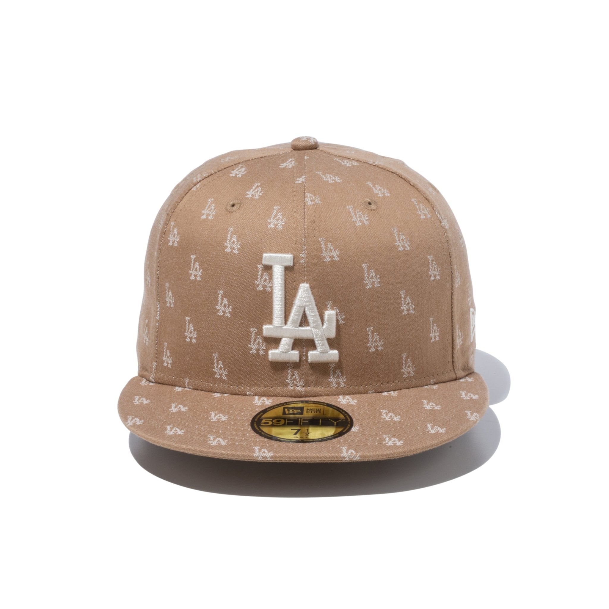 ロサンゼルス・ドジャース　New Era 59 1/2 メキシコカラー 59FIFTY MLB Jacquard ロサンゼルス・ドジャース カーキ × クローム