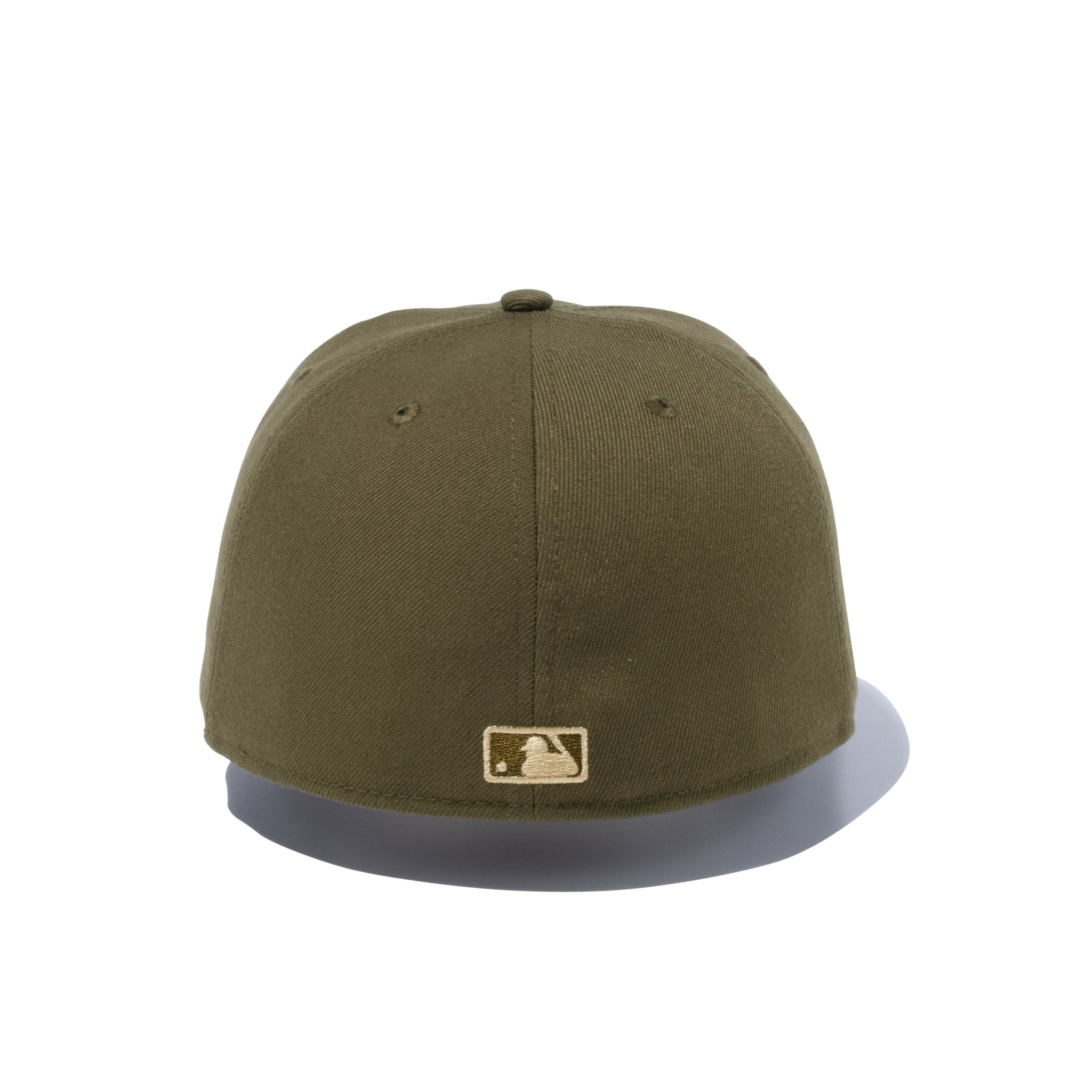 NEW ERA 59FIFTY MLB Leather Logo ドジャース 59FIFTY MLB Leather Logo ロサンゼルス・ドジャース モス