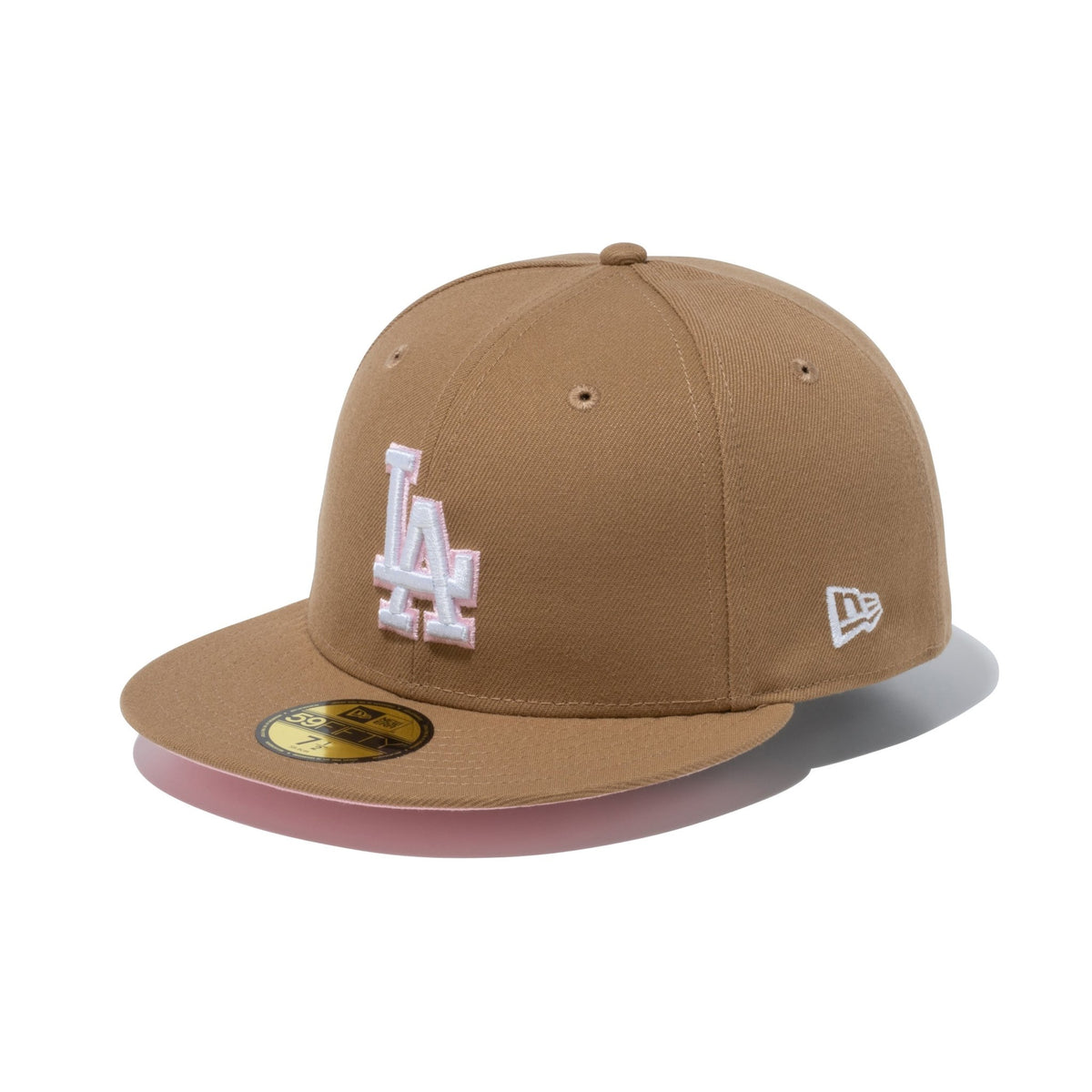 59FIFTY MLB Pink Pack ロサンゼルス・ドジャース カーキ ピンクアンダーバイザー