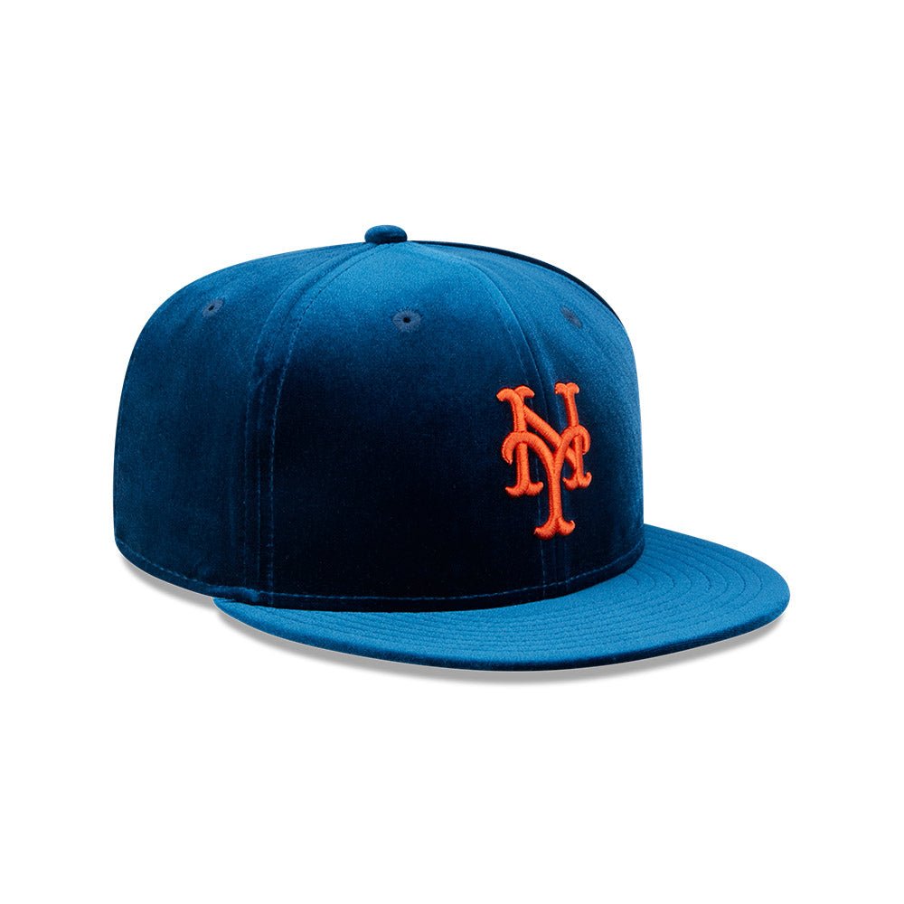 59FIFTY MLB Velvet ニューヨーク・メッツ ブルー グリーンアンダー