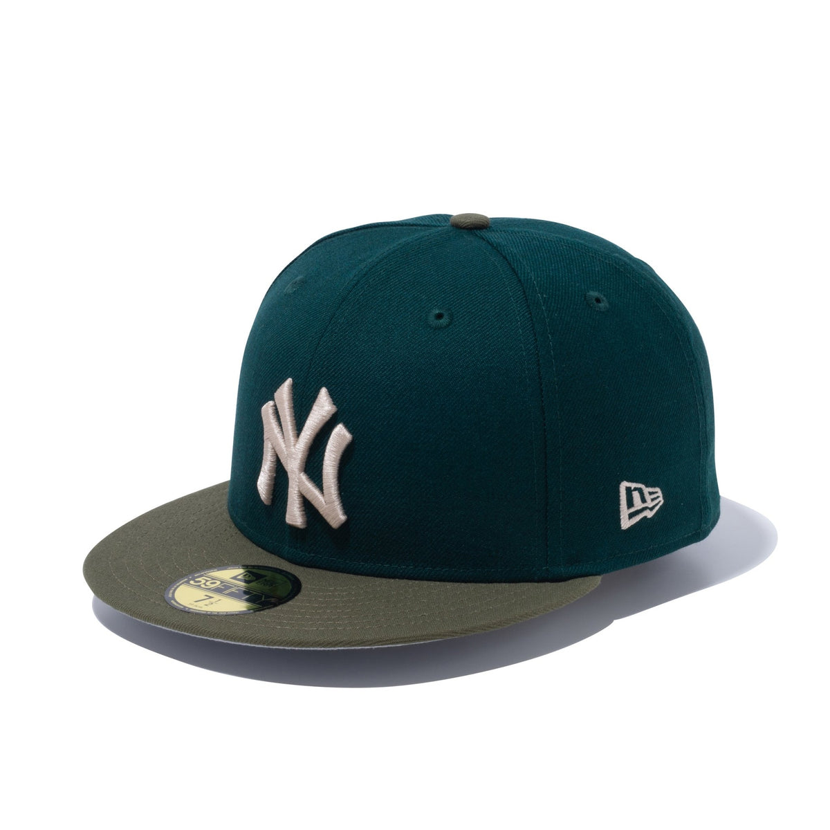 59FIFTY MLB World Series Greens Collection ニューヨーク・ヤンキース グレーアンダーバイザー