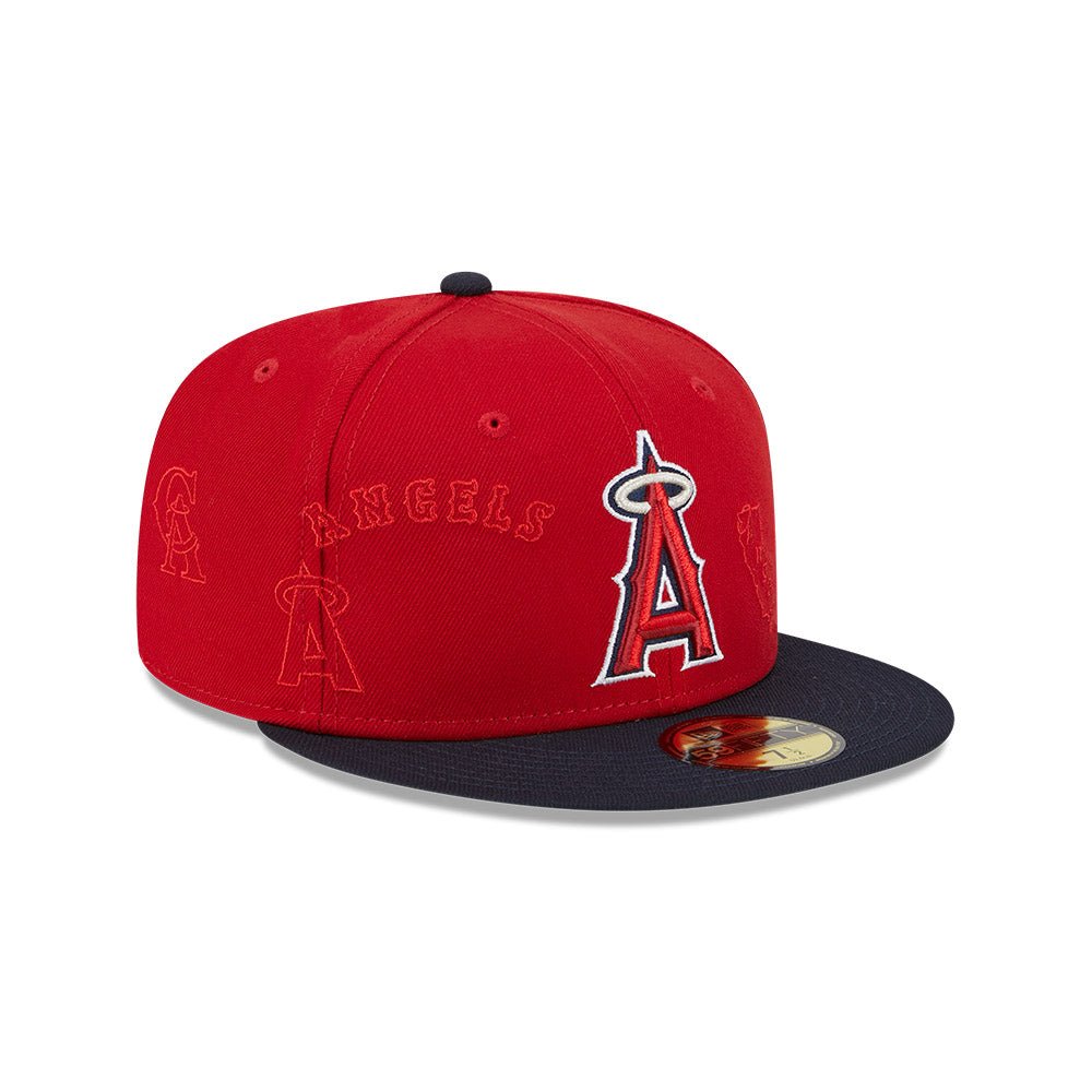59FIFTY Multi Logo ロサンゼルス・エンゼルス レッド グレーアンダー