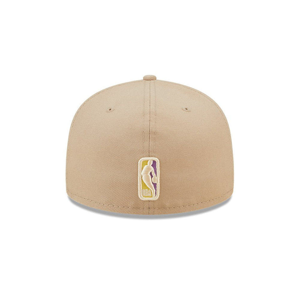 59FIFTY NBA Team Neon ロサンゼルス・レイカーズ ベージュ パープルアンダーバイザー - 13512112-700 | NEW ERA ニューエラ公式オンラインストア