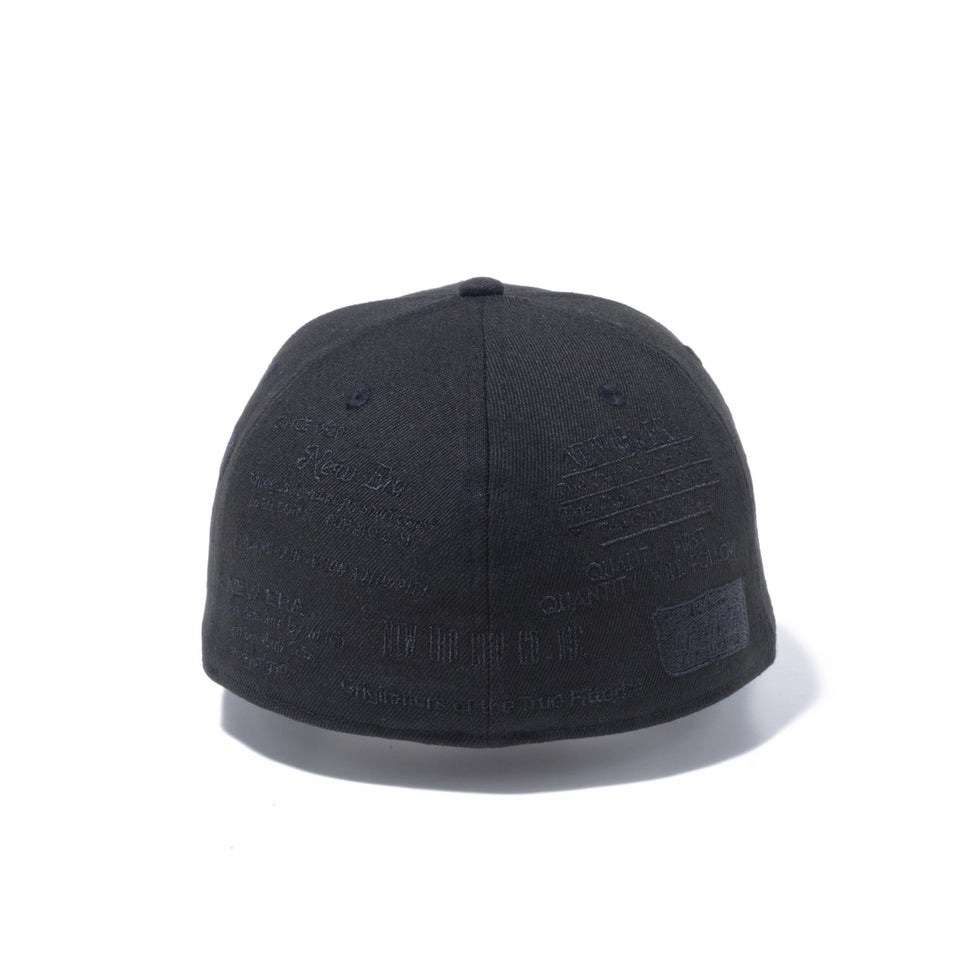 【ストア限定】 59FIFTY NEW ERA 100周年 マルチロゴ フロント ブラック × ブラック - 12718292-700 | NEW ERA ニューエラ公式オンラインストア