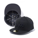 【ストア限定】 59FIFTY NEW ERA 100周年 マルチロゴ フロント ブラック × ブラック - 12718292-700 | NEW ERA ニューエラ公式オンラインストア