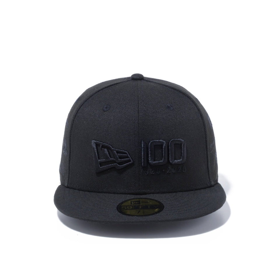 【ストア限定】 59FIFTY NEW ERA 100周年 マルチロゴ フロント ブラック × ブラック - 12718292-700 | NEW ERA ニューエラ公式オンラインストア