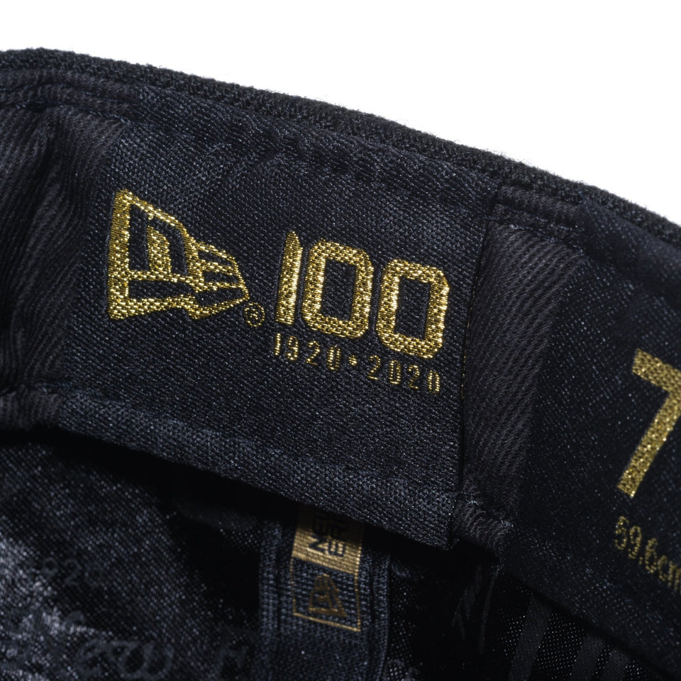 【ストア限定】 59FIFTY NEW ERA 100周年 マルチロゴ フロント ブラック × ブラック - 12718292-700 | NEW ERA ニューエラ公式オンラインストア