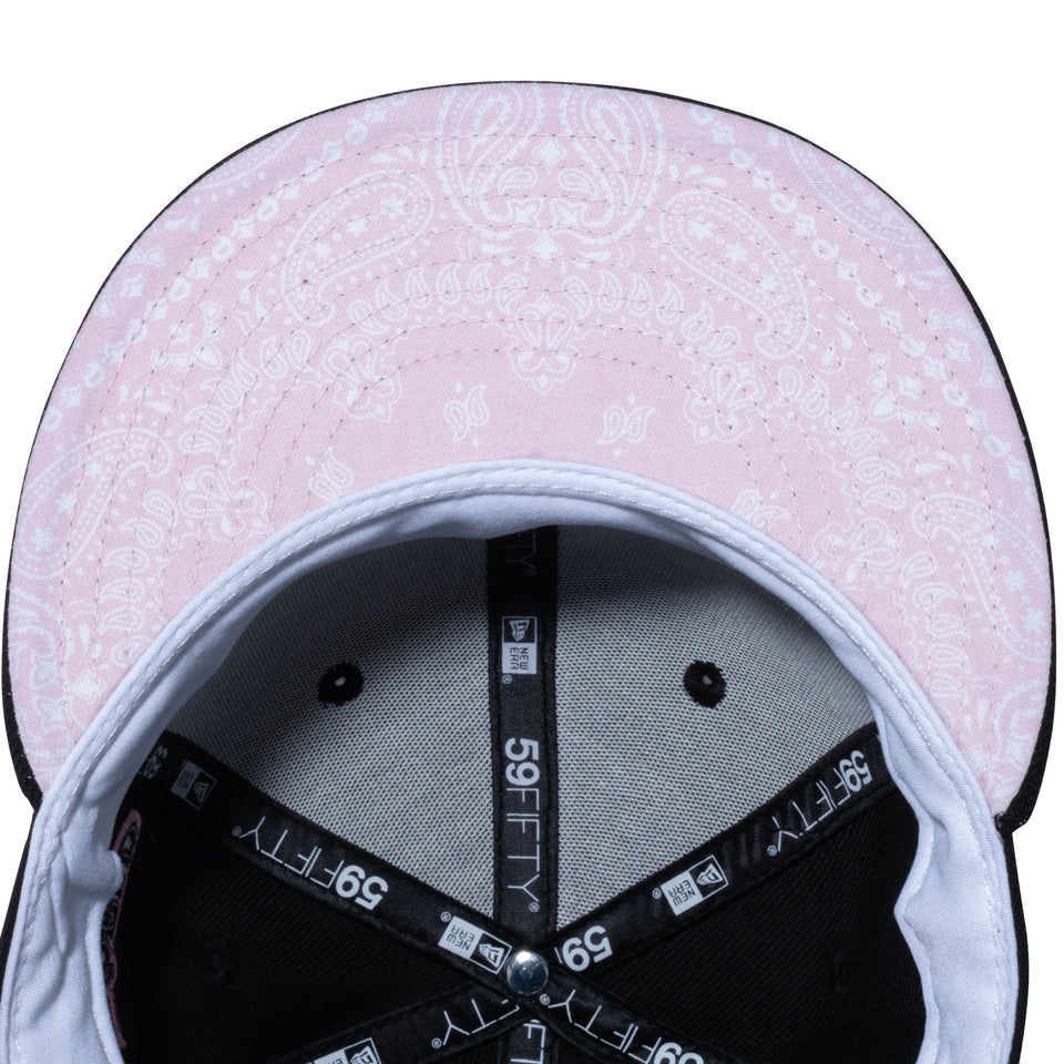 59FIFTY Paisley Under Visor デトロイト・タイガース ブラック ピンクアンダーバイザー - 12740344-700 | NEW ERA ニューエラ公式オンラインストア