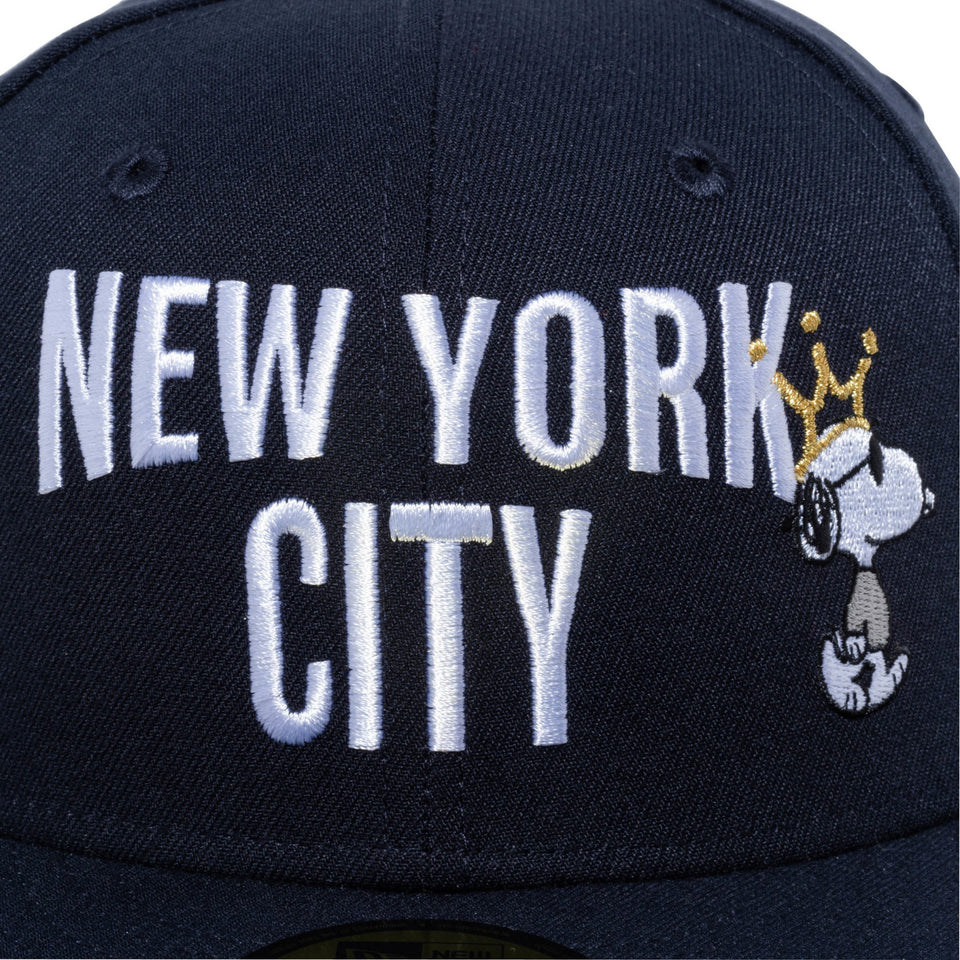 59FIFTY Peanuts NEW YORK CITY ジョー・クール 王冠 ネイビー - 13073352-700 | NEW ERA ニューエラ公式オンラインストア