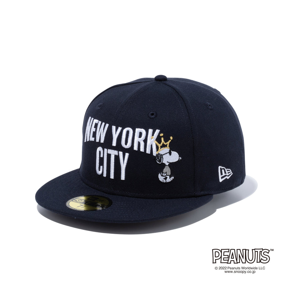 59FIFTY Peanuts NEW YORK CITY ジョー・クール 王冠 ネイビー - 13073352-700 | NEW ERA ニューエラ公式オンラインストア