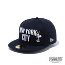 59FIFTY Peanuts NEW YORK CITY ジョー・クール 王冠 ネイビー - 13073352-700 | NEW ERA ニューエラ公式オンラインストア