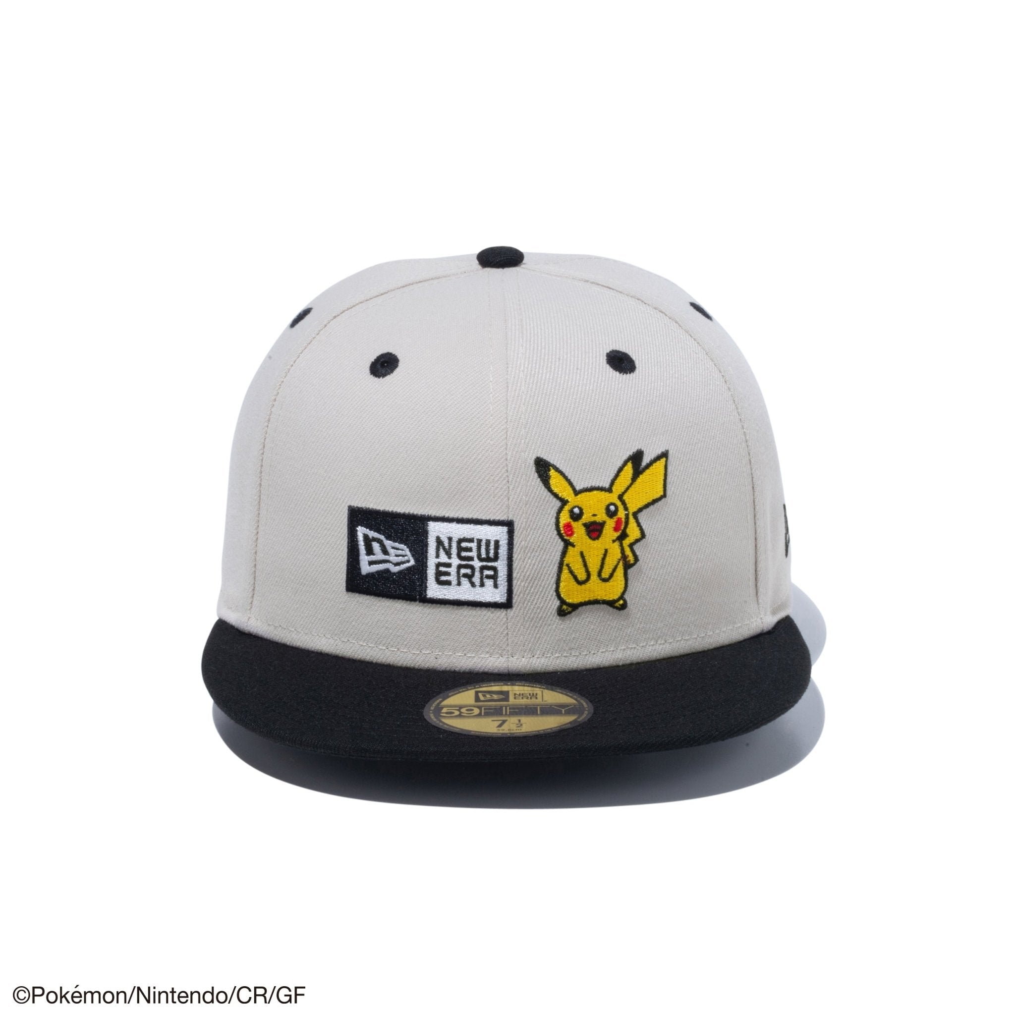 59FIFTY Pokémon ポケモン ピカチュウ ボックスロゴ ストーン ブラック