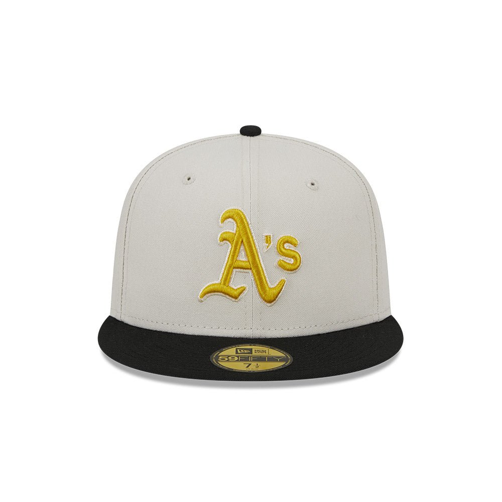 59FIFTY Two Tone Stone オークランド・アスレチックス ストーン