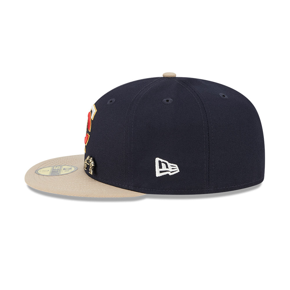 59FIFTY Varsity Pin ミネソタ・ツインズ ピンズ ネイビー グレーアンダーバイザー