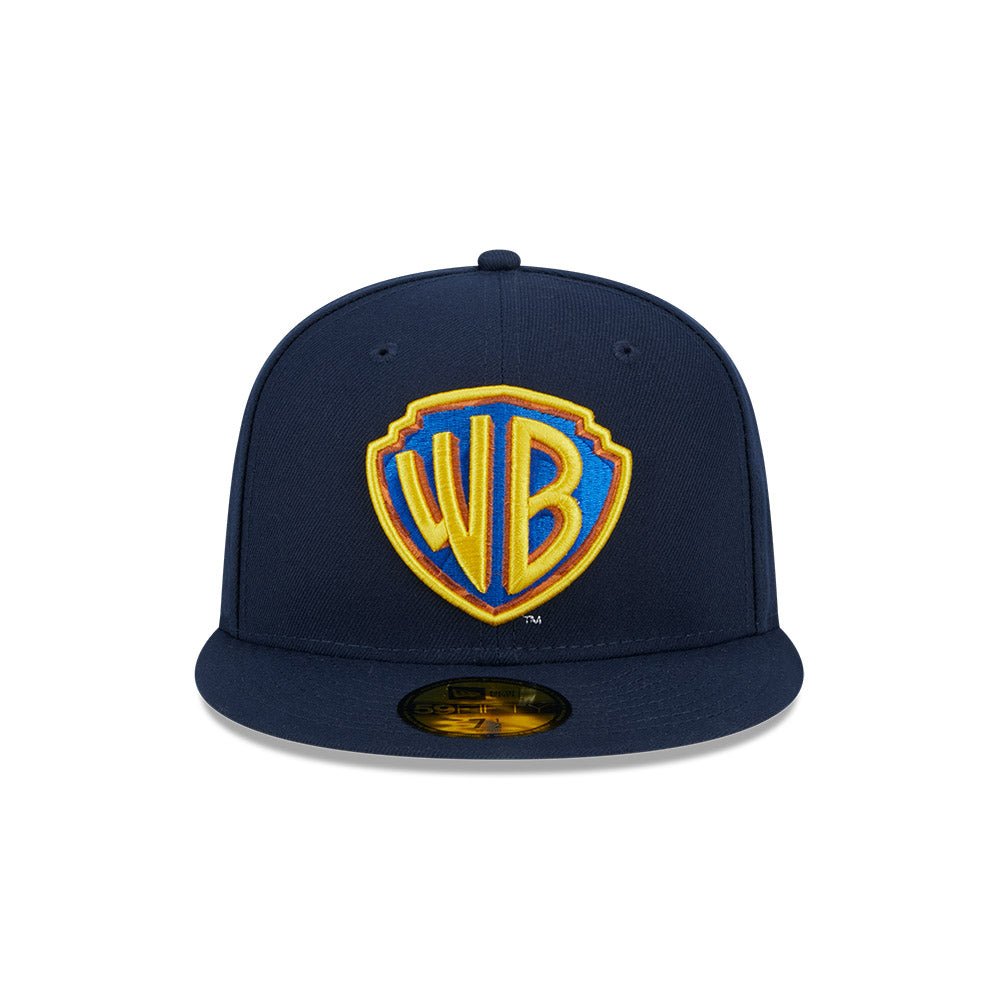 59FIFTY Warner Brother's 100th Anniversary Shield Retro ネイビー