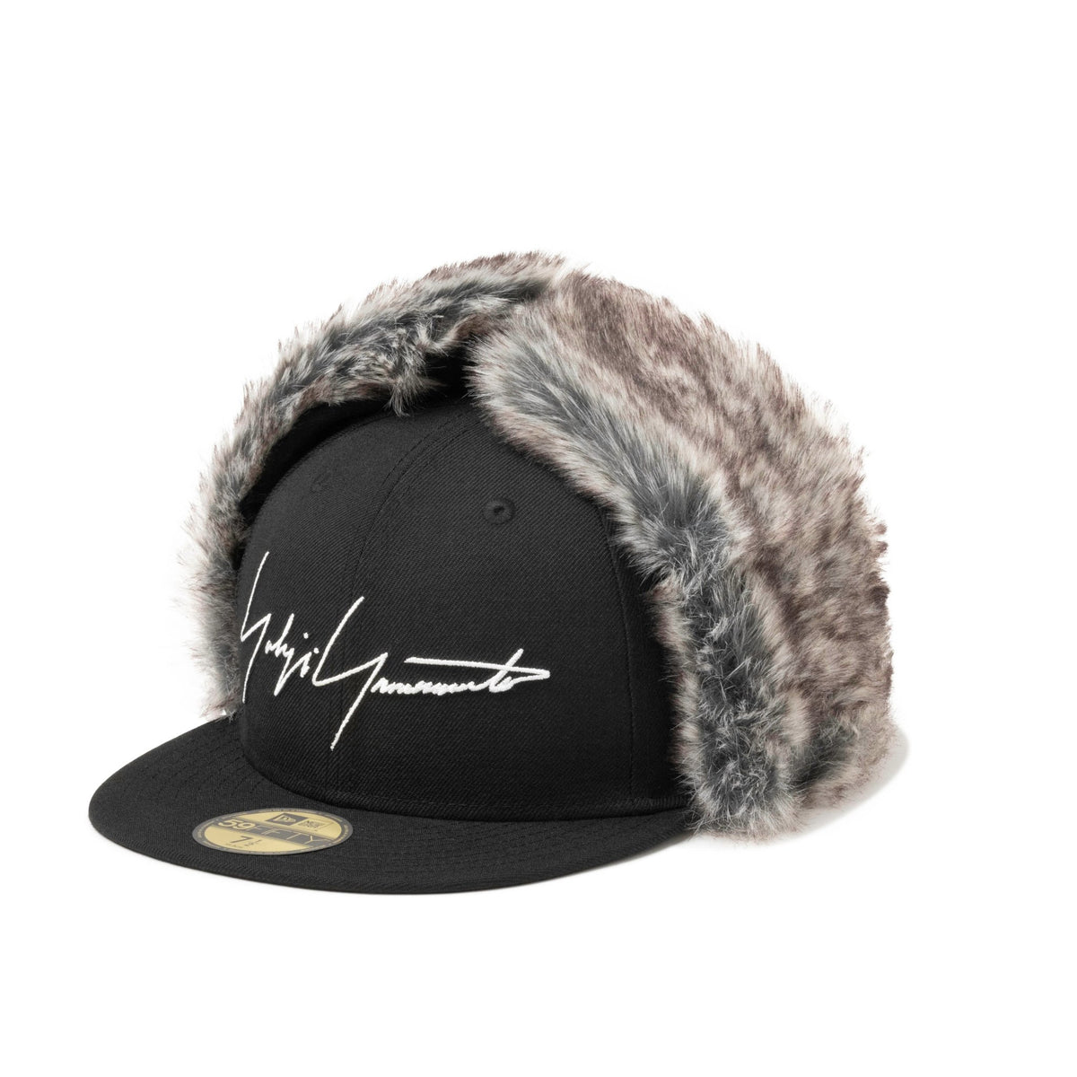 59FIFTY ドッグイヤー Yohji Yamamoto FW22 シグネチャーロゴ ブラック ...