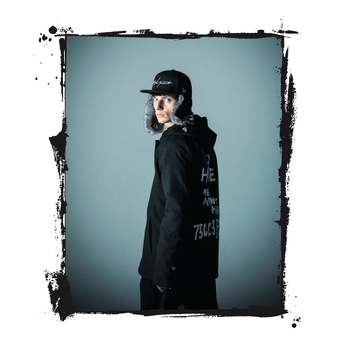 YOHJIYAMAMOTO NEW ERA ドッグイヤーキャップ ＸＬ 黒 - キャップ