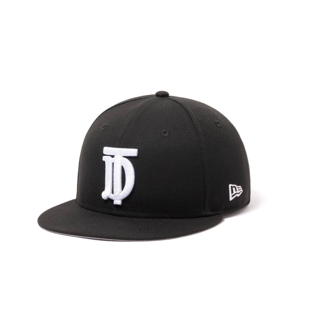 9FIFTY DOWNTOWN × New Era イニシャルロゴ ブラック グレーアンダー 