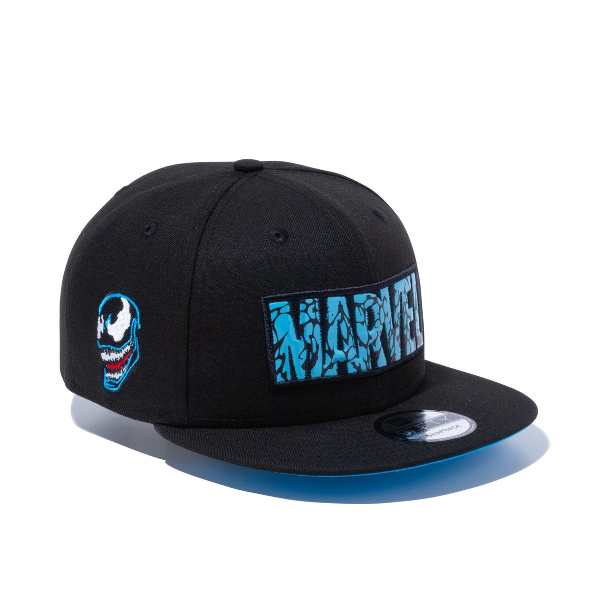 9FIFTY MARVEL ロゴ VENOM ブルーアンダーバイザー | ニューエラ 