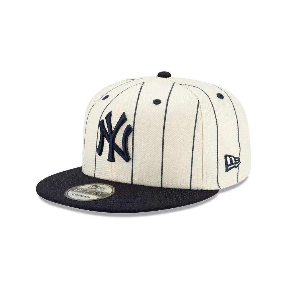 9FIFTY MLB Pinstripe ニューヨーク・ヤンキース グレーアンダーバイザー